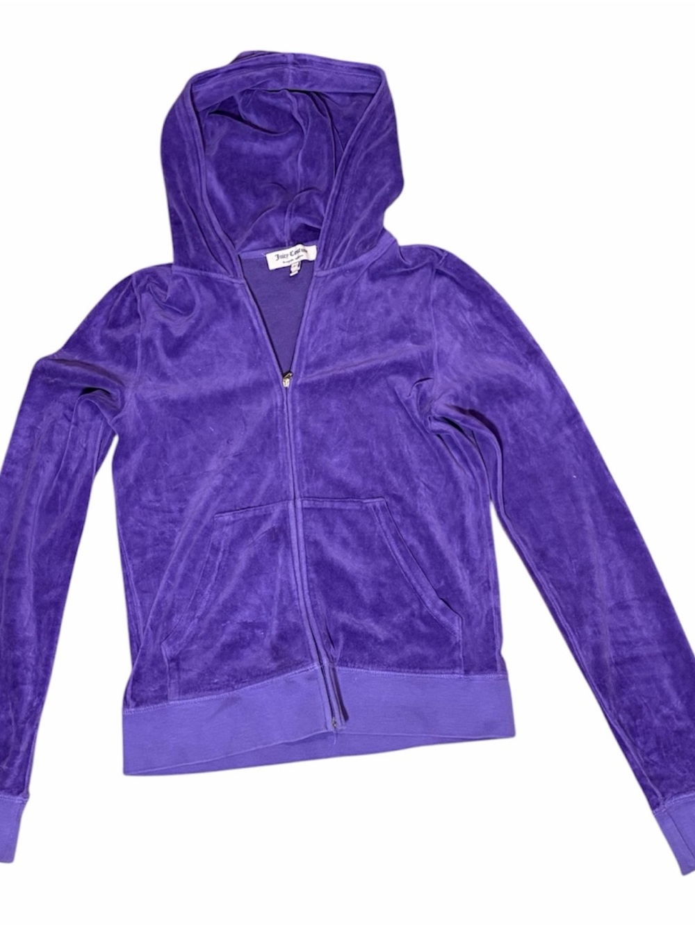 Juicy Couture Purple Velour Zip Hoodie
